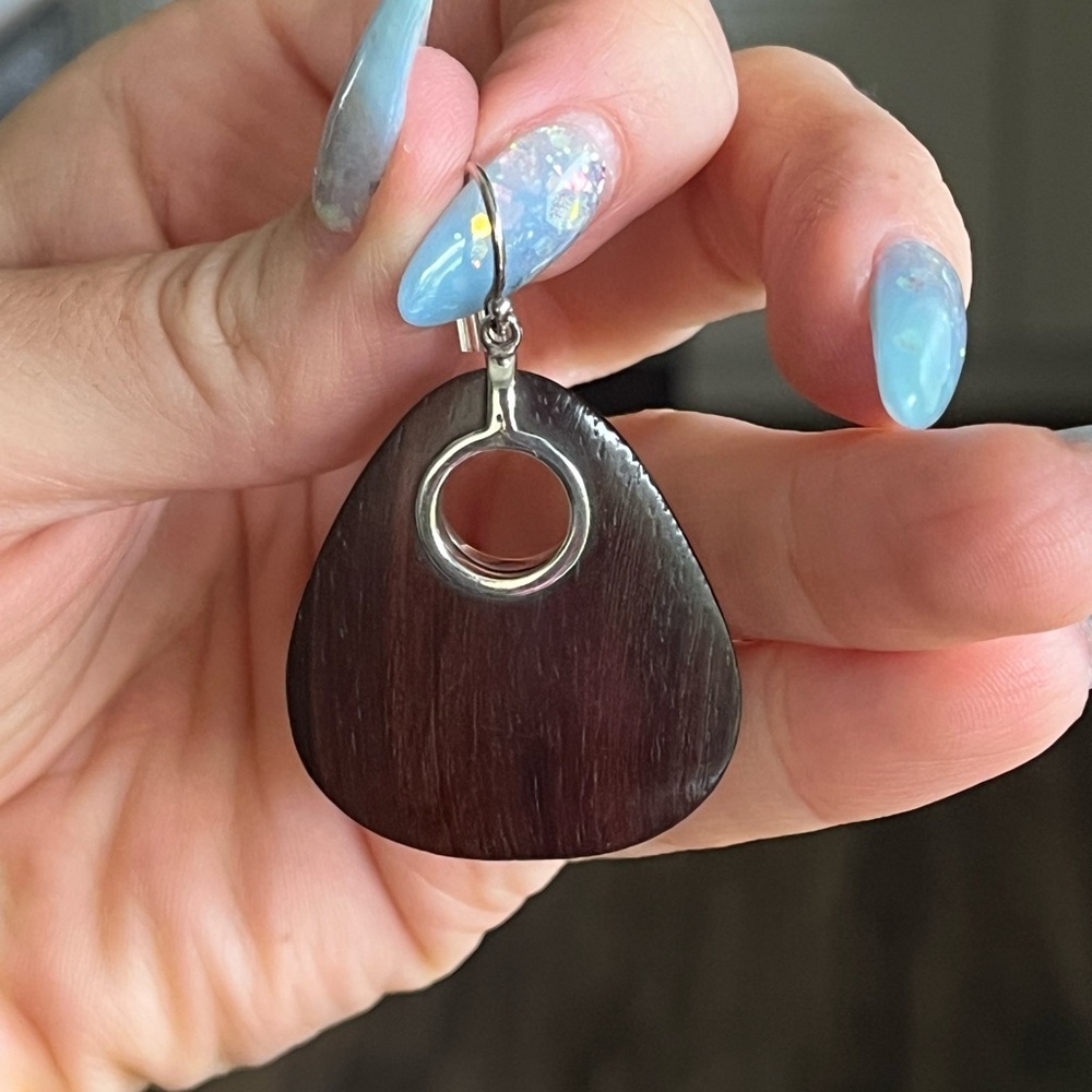 Silpada Sonokeling wood earrings